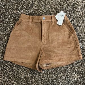 NWT hollister corduroy shorts